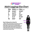 adult leggings size chart