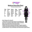 bodycon dress size chart
