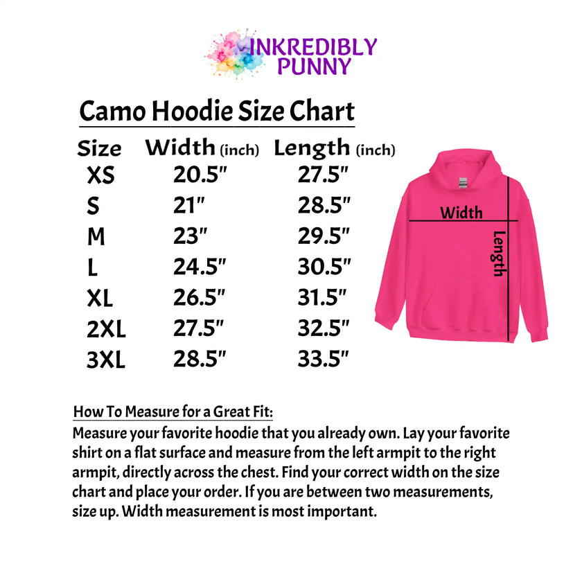 Hot Pink Buffalo Camouflage Heavyweight Hoodie
