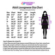 adult loungewear size chart
