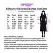 size chart for chiffon slip dress