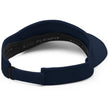 Back view of navy Buffalo golf visor showing the adjustable strap and structured athletic design of this embroidered fan accessory.