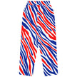 Back flat lay view of Buffalo striped joggers showcasing unique football-inspired pattern, premium lightweight fabric, and bold signature design