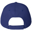 Blue low profile dad hat back view showing adjustable closure and clean Buffalo football Mafia embroidered cap design.