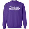 Purple Not Your Sweetheart sweatshirt, vibrant and eye-catching for girl-power fans.