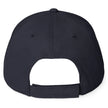 Navy Buffalo football LFG BFLO hat back view showing adjustable closure and structured low-profile fit.