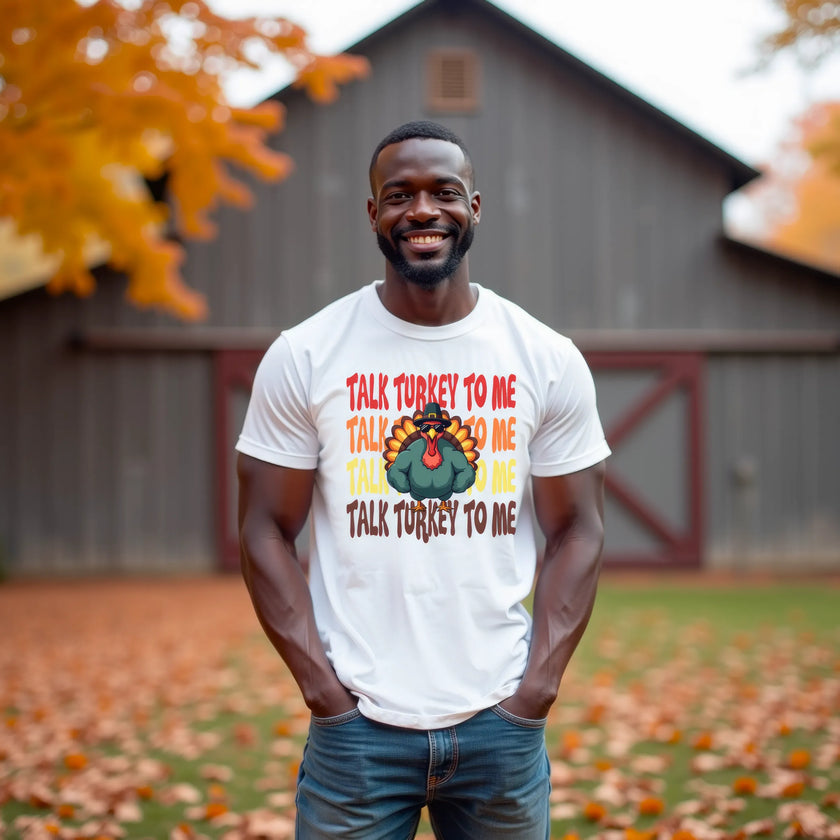 Man wearing a white 