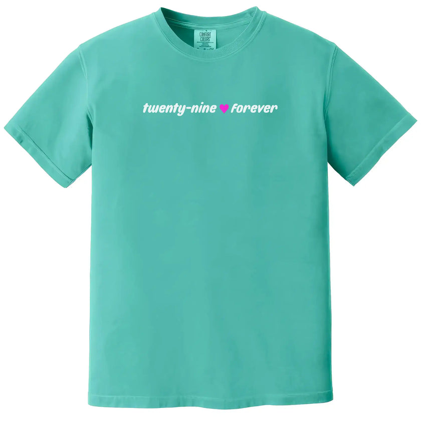 Twenty Nine Forever Minimalist Birthday Tee