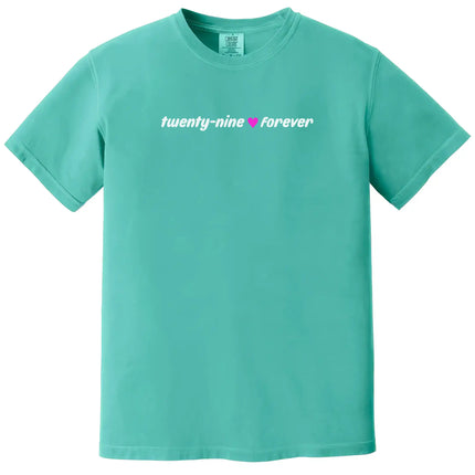 Twenty Nine Forever Minimalist Birthday Tee